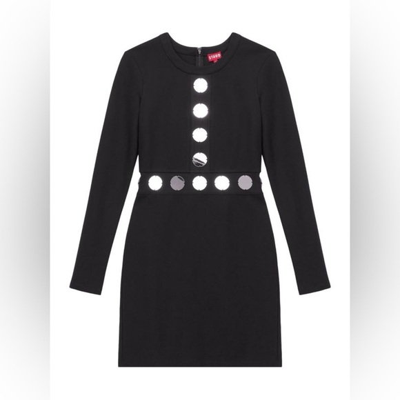 New NWT STAUD Asher Minidress Black - Picture 2 of 4